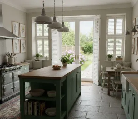Kitchen door shutters fitted in Norfolk