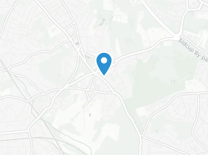 Map showing Chislehurst, Greater London