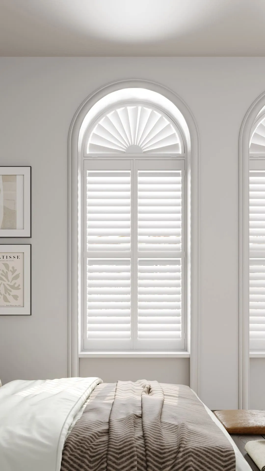 Special Shape Shutters in a Norfolk home