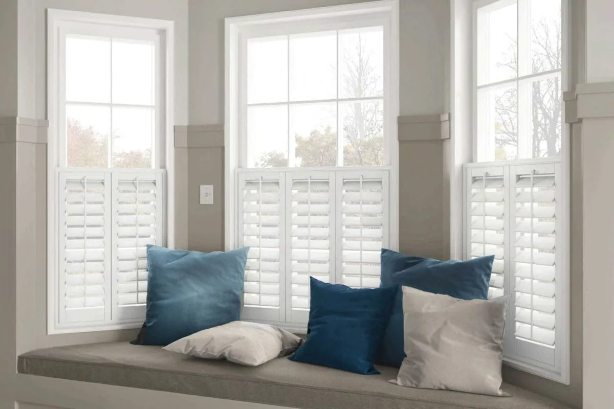 Bay Window Shutters in a Norfolk home