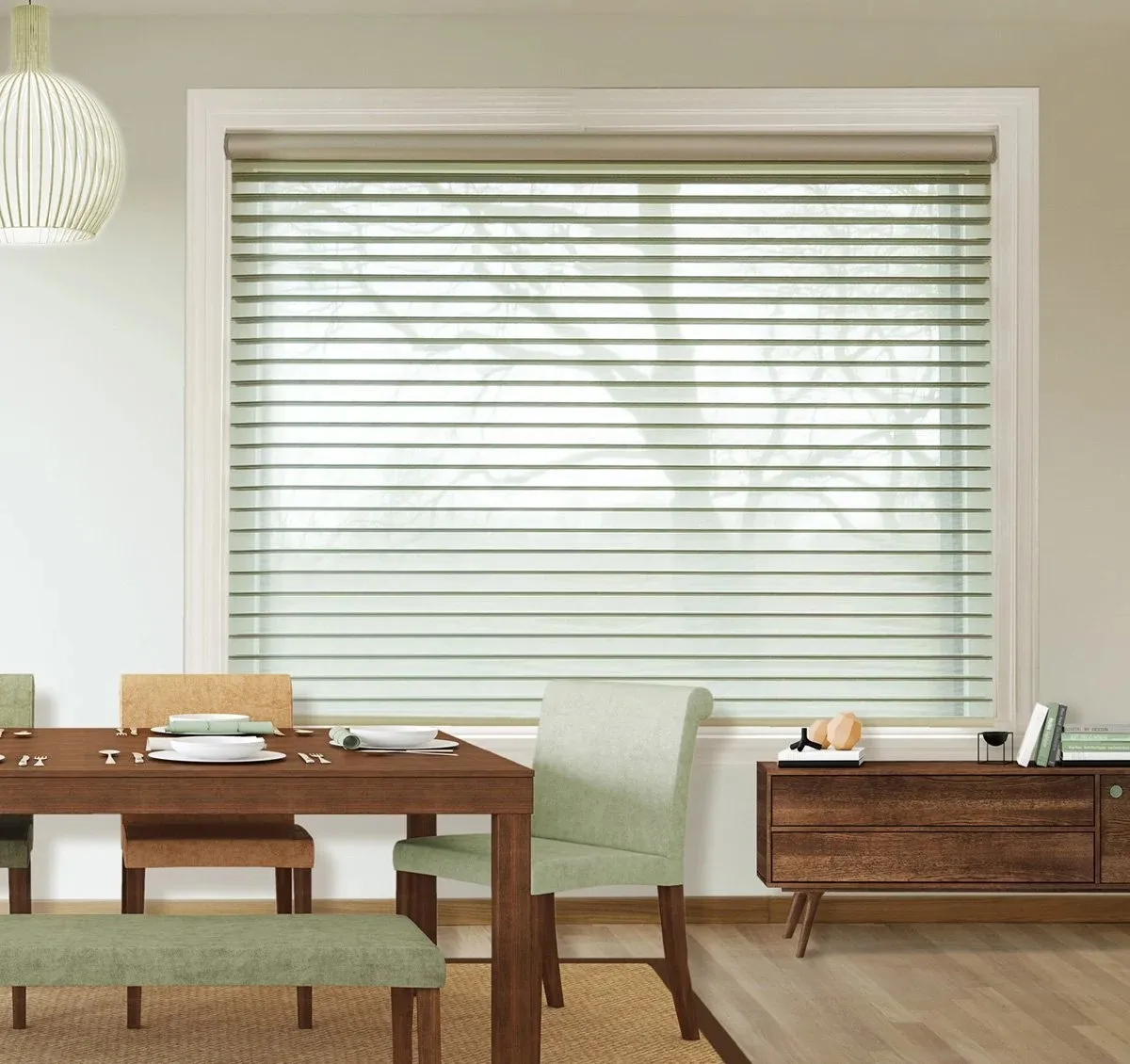 Tri-Shade Blinds in a Norfolk home