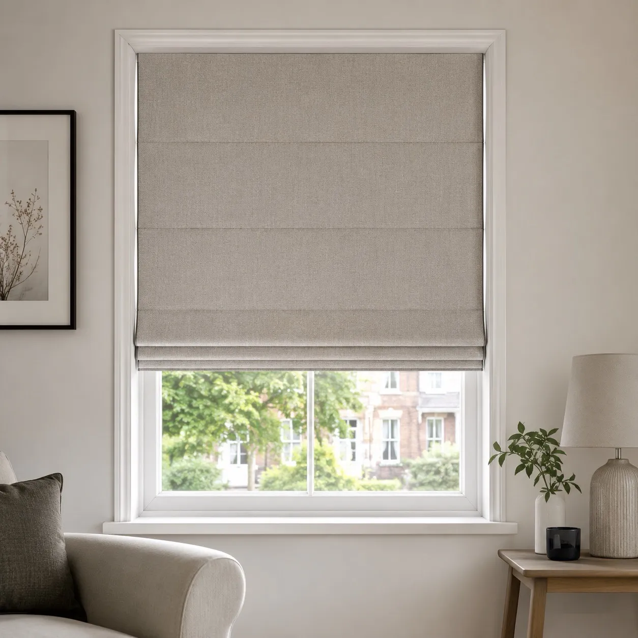 Roman Blinds in a Norfolk home